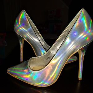 Forever 21 holographic heels